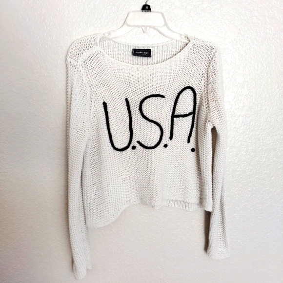 Wooden Ships Sweaters - Wooden Ships USA knitted Sweater by Paola Buendia sz S/M